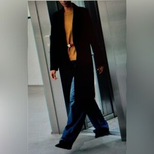 Zara.Manteco. Long wool blend coat. EUR L, US L.